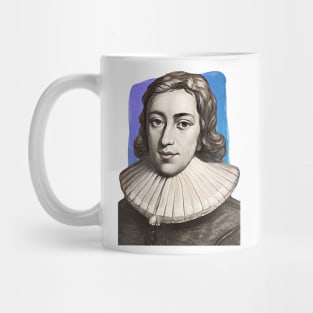 English Poet John Milton illustration Mug